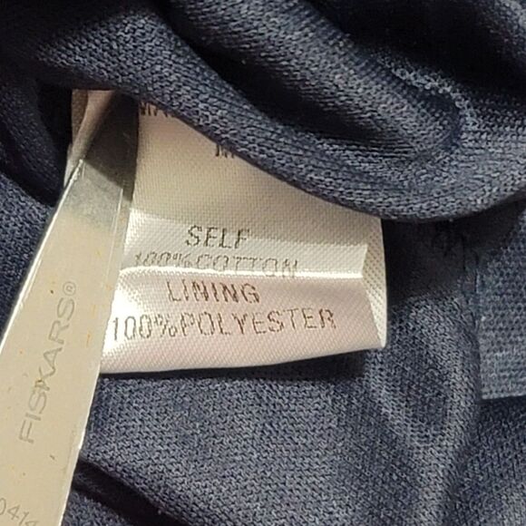 Joh Navy Wrenna Dress with Embroidered Flower Sparkles Size Medium - Picture 8 of 8